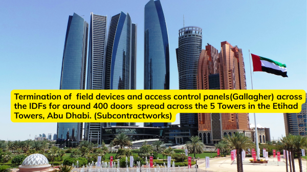 Etihad Towers, Abu Dhabi — access-control project