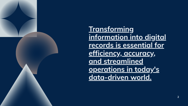 Data Entry & Digitisation Services — slide 2