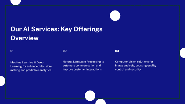 3 Key Offerings of AI ML