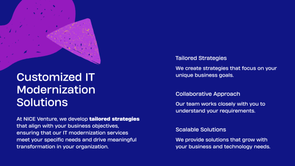 4 Customized IT Modernization Solutions