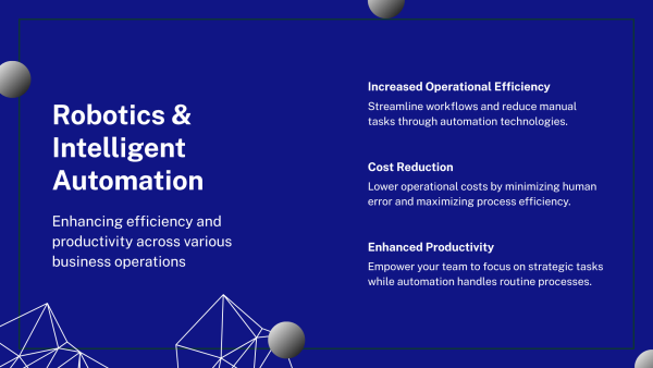 7 Robotics & Intelligent Automation